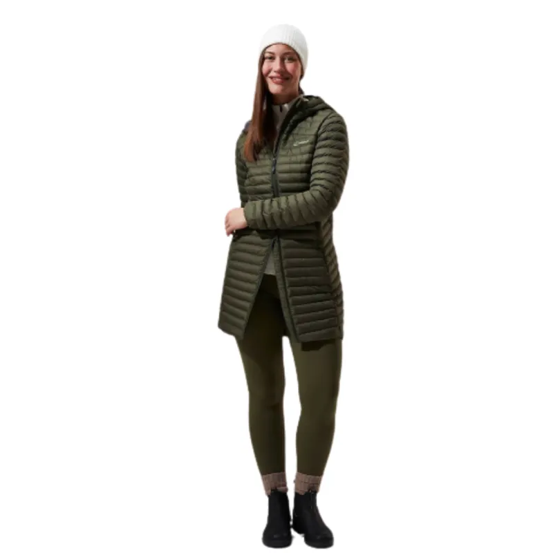 Womens Nula Micro Long Syn Insulated Jacket in Deep Depths